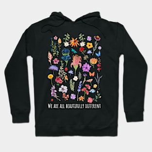 We are all beautifully different Hoodie